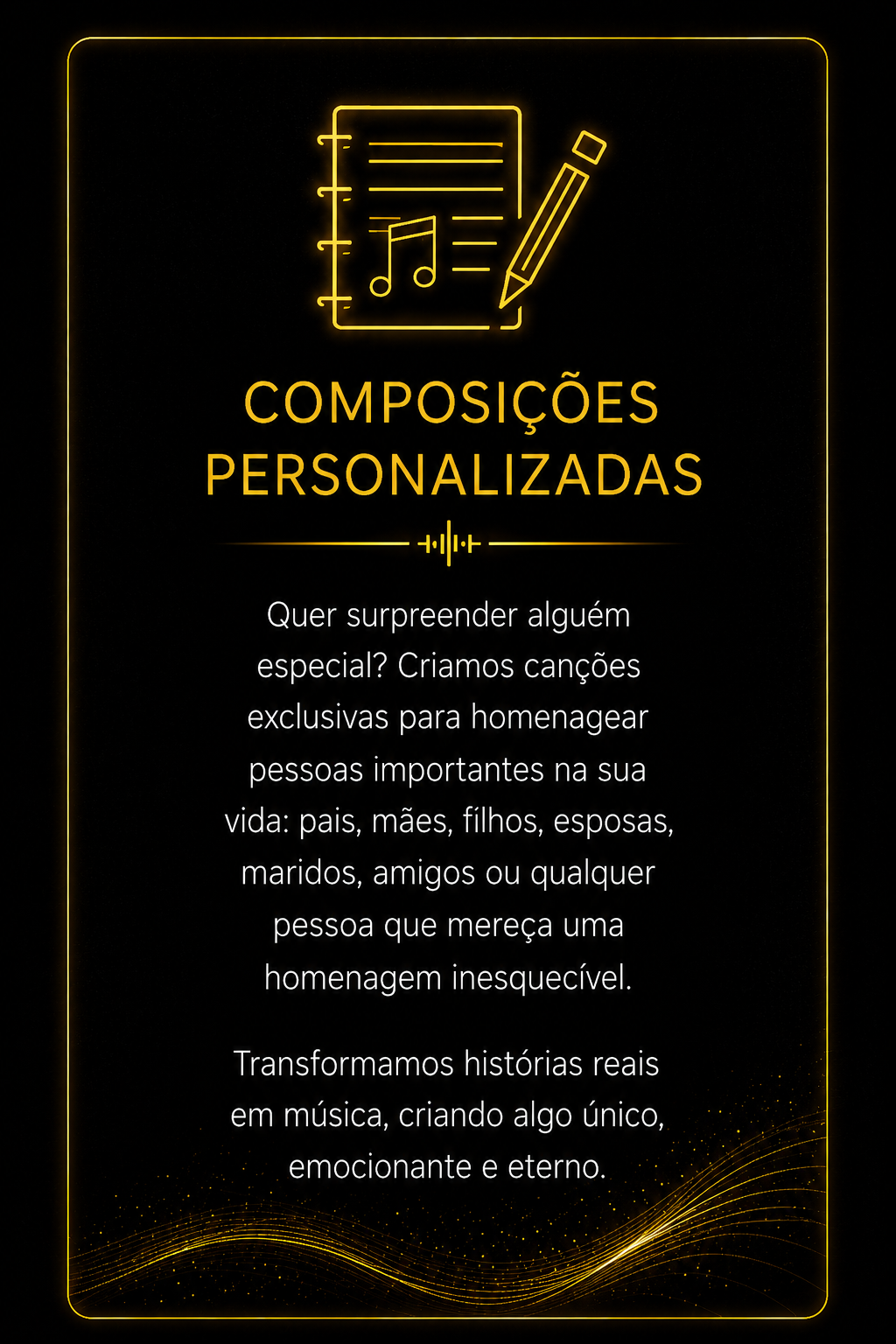 Composições Personalizadas